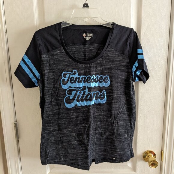 NFL Tennessee Titans Metallic SS Top Sz L - Picture 1 of 6